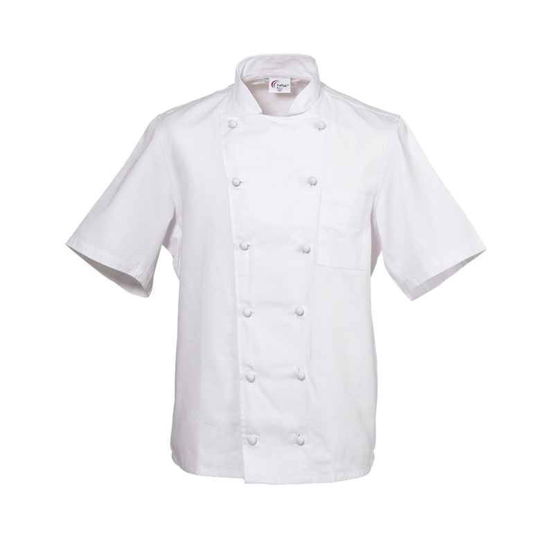 Kochjacke, kurzarm