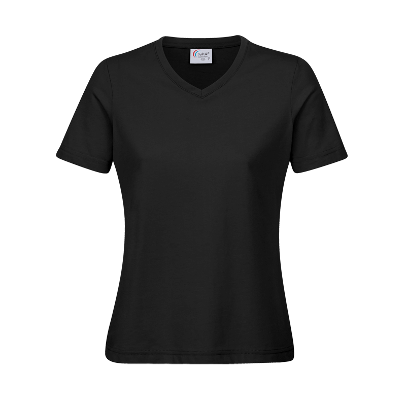 Workwear-Ladies-T-Shirt V-Aussschnitt