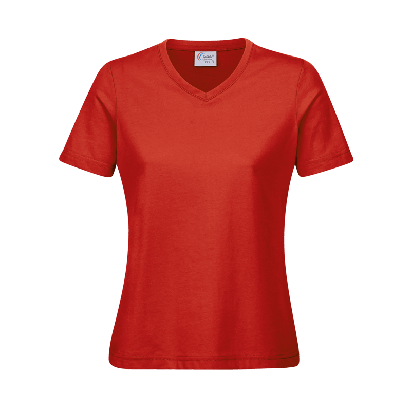 Workwear-Ladies-T-Shirt V-Aussschnitt