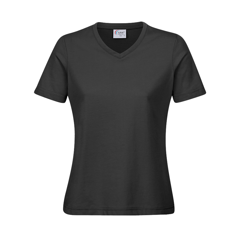 Workwear-Ladies-T-Shirt V-Aussschnitt