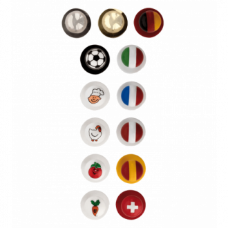 Kugelknöpfe, uni glanz & mehrfarbig