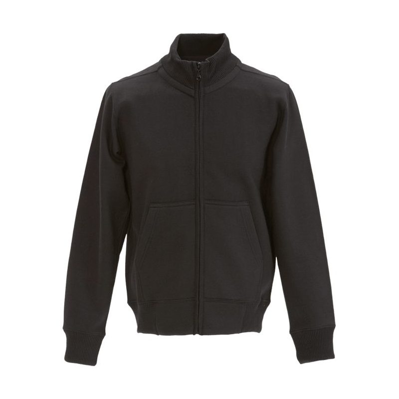 Stehkragen-Sweat-Jacke