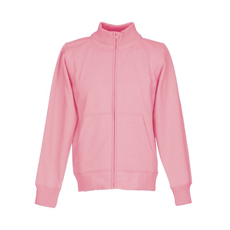 Stehkragen-Sweat-Jacke