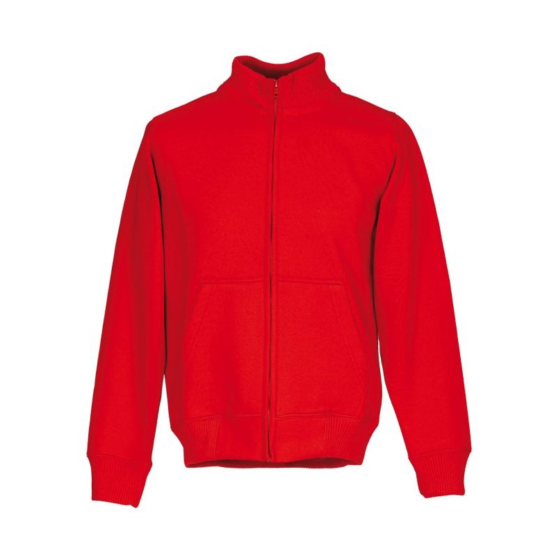 Stehkragen-Sweat-Jacke