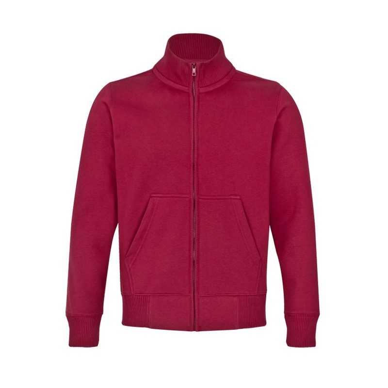 Stehkragen-Sweat-Jacke