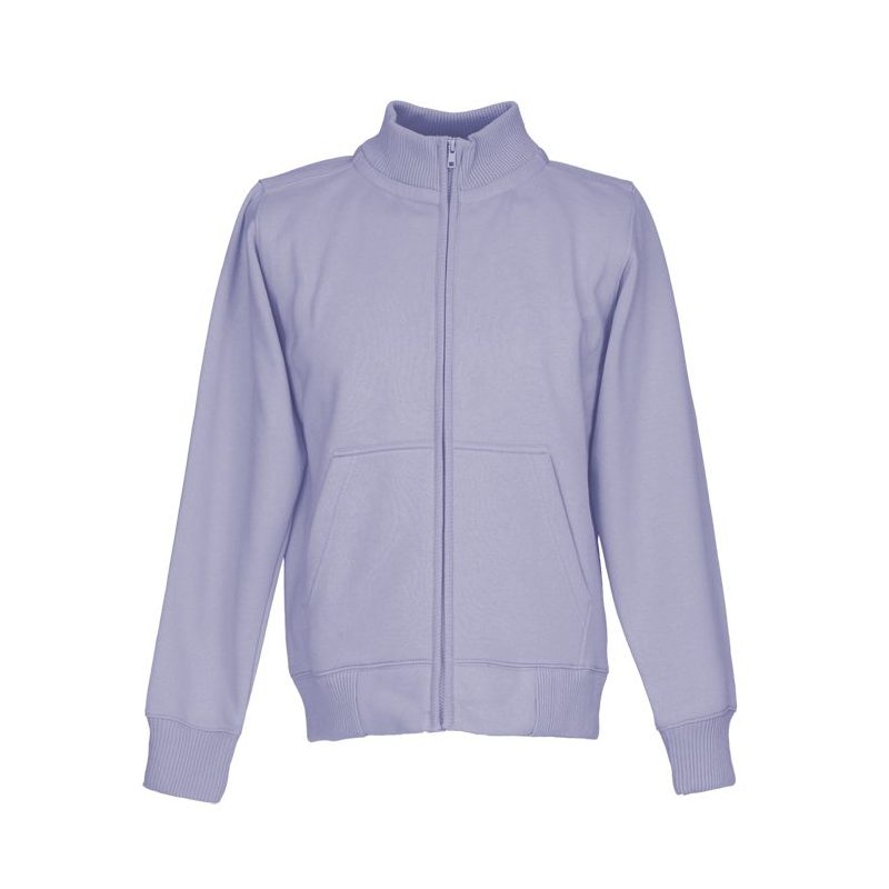 Stehkragen-Sweat-Jacke