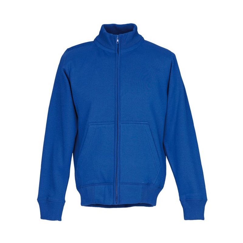 Stehkragen-Sweat-Jacke