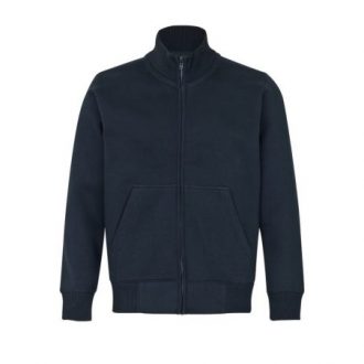 Stehkragen-Sweat-Jacke