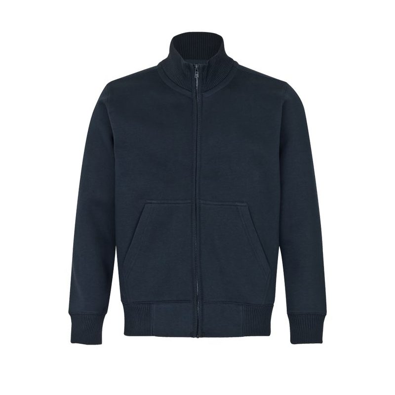 Stehkragen-Sweat-Jacke