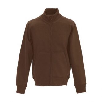 Stehkragen-Sweat-Jacke