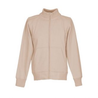 Stehkragen-Sweat-Jacke