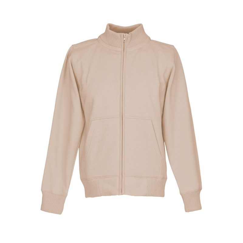 Stehkragen-Sweat-Jacke