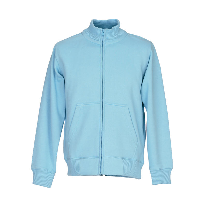 Stehkragen-Sweat-Jacke